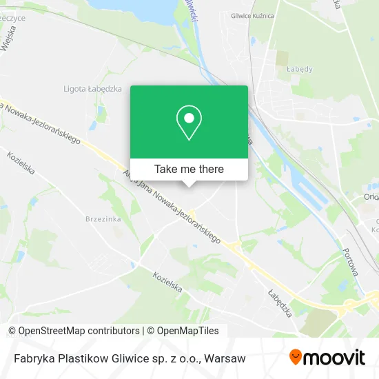 Карта Fabryka Plastikow Gliwice sp. z o.o.