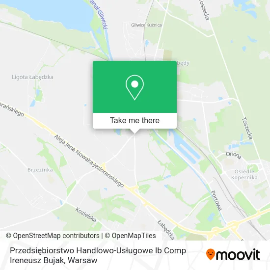 Карта Przedsiębiorstwo Handlowo-Usługowe Ib Comp Ireneusz Bujak