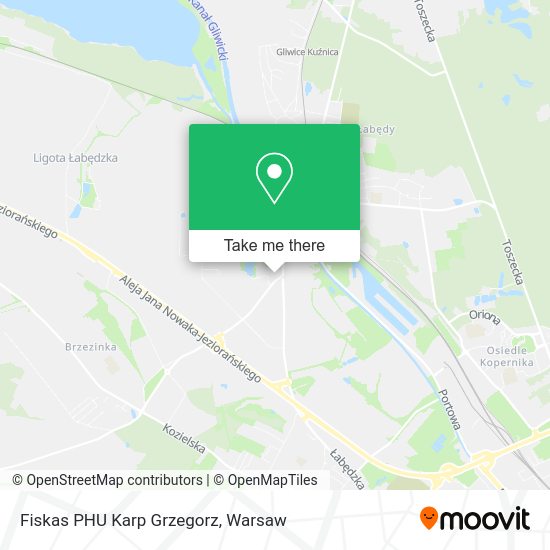 Fiskas PHU Karp Grzegorz map