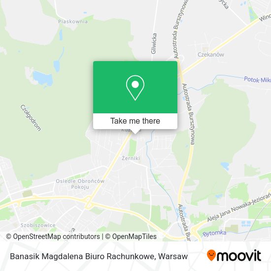 Banasik Magdalena Biuro Rachunkowe map