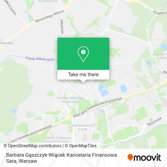 Barbara Gąszczyk-Wiącek Kancelaria Finansowa Sara map