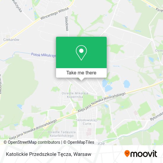 Katolickie Przedszkole Tęcza map