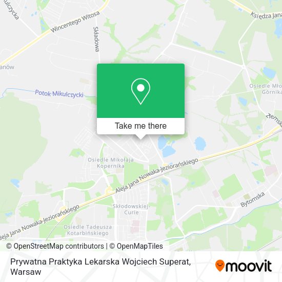 Prywatna Praktyka Lekarska Wojciech Superat map