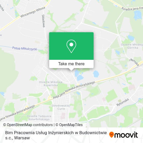 Bim Pracownia Usług Inżynierskich w Budownictwie s.c. map