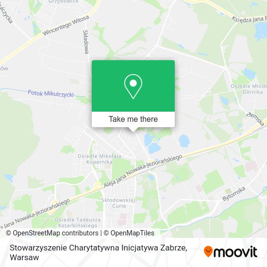 Stowarzyszenie Charytatywna Inicjatywa Zabrze map