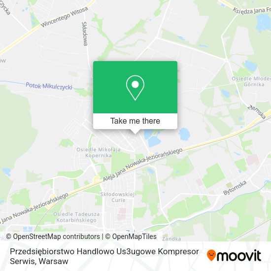 Przedsiębiorstwo Handlowo Us3ugowe Kompresor Serwis map