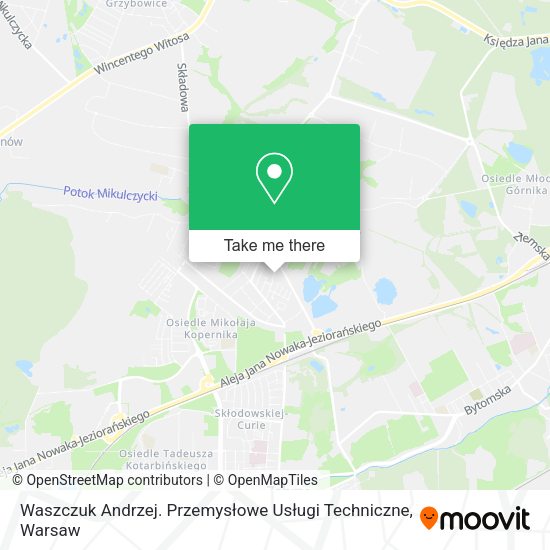 Карта Waszczuk Andrzej. Przemysłowe Usługi Techniczne