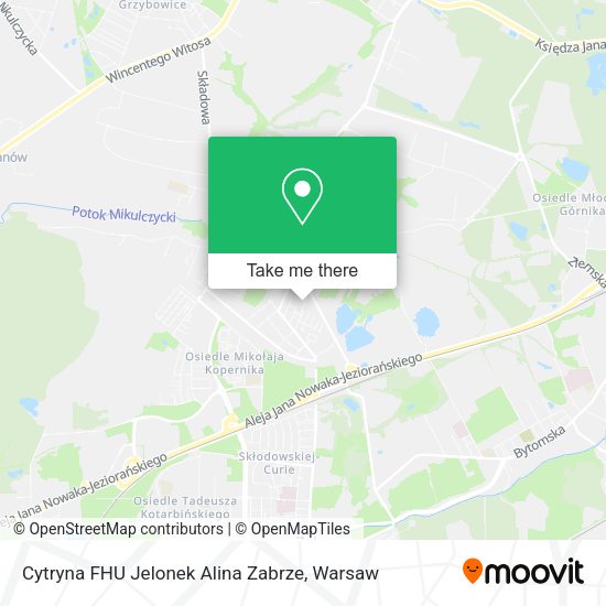 Cytryna FHU Jelonek Alina Zabrze map