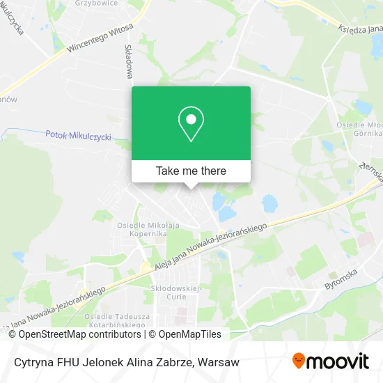 Карта Cytryna FHU Jelonek Alina Zabrze
