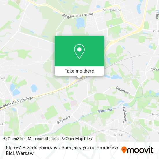 Elpro-7 Przedsiębiorstwo Specjalistyczne Bronisław Biel map