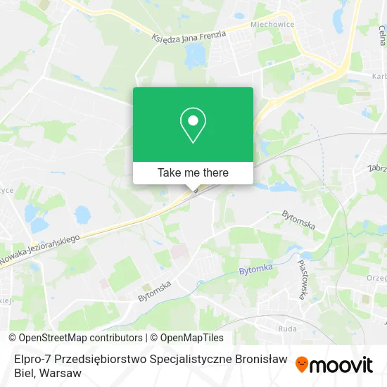 Карта Elpro-7 Przedsiębiorstwo Specjalistyczne Bronisław Biel