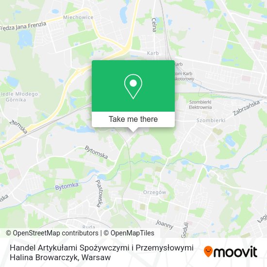 Handel Artykułami Spożywczymi i Przemysłowymi Halina Browarczyk map