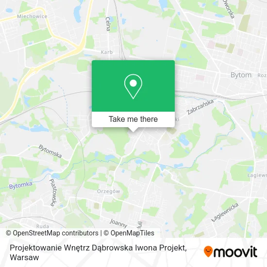 Карта Projektowanie Wnętrz Dąbrowska Iwona Projekt