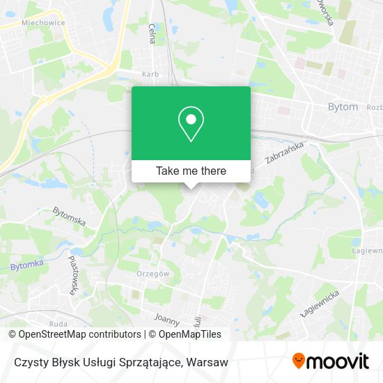 Czysty Błysk Usługi Sprzątające map