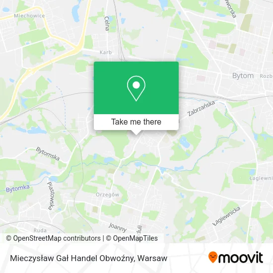 Mieczysław Gał Handel Obwoźny map