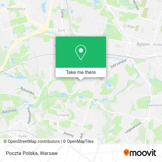 Poczta Polska map
