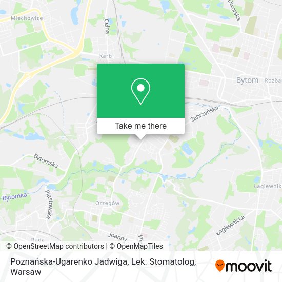 Poznańska-Ugarenko Jadwiga, Lek. Stomatolog map