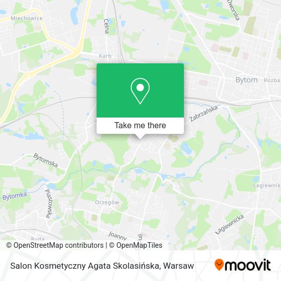 Карта Salon Kosmetyczny Agata Skolasińska