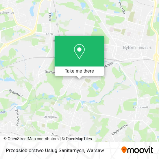 Карта Przedsiebiorstwo Uslug Sanitarnych