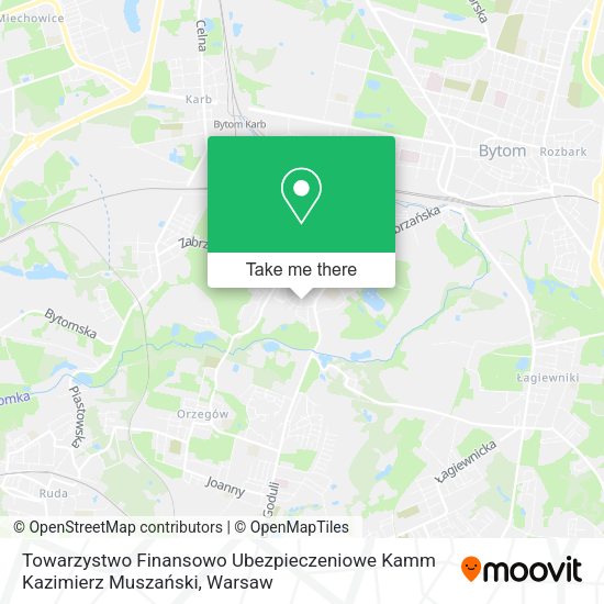 Towarzystwo Finansowo Ubezpieczeniowe Kamm Kazimierz Muszański map