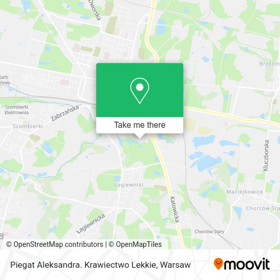 Piegat Aleksandra. Krawiectwo Lekkie map