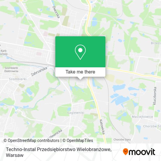 Techno-Instal Przedsiębiorstwo Wielobranżowe map