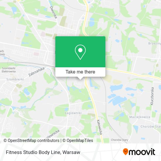 Fitness Studio Body Line map