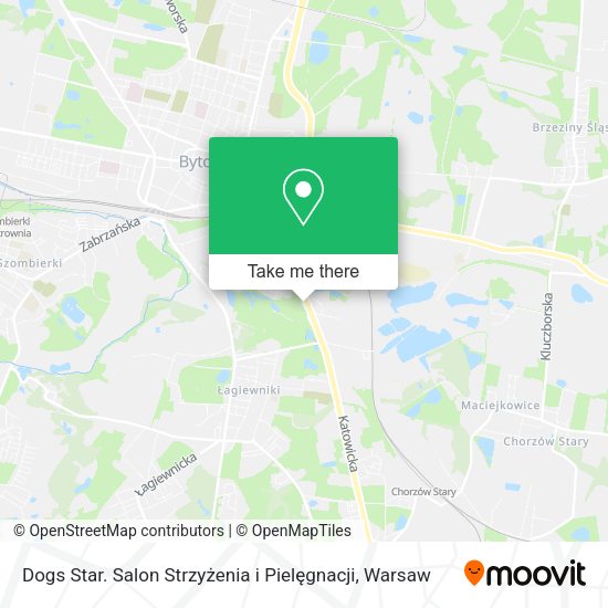 Карта Dogs Star. Salon Strzyżenia i Pielęgnacji