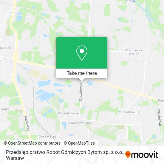 Przedsiębiorstwo Robót Górniczych Bytom sp. z o.o. map