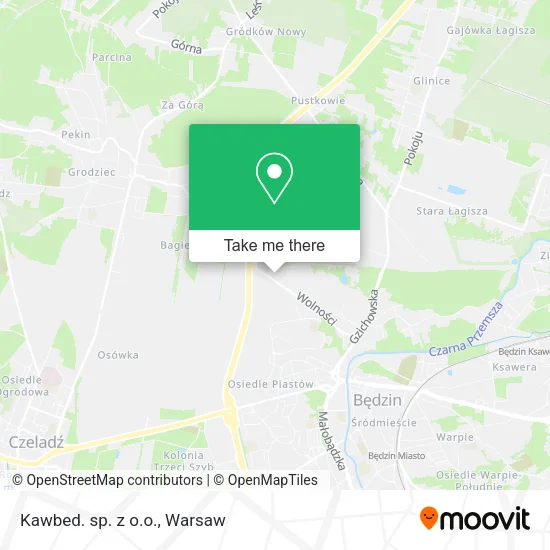 Карта Kawbed. sp. z o.o.