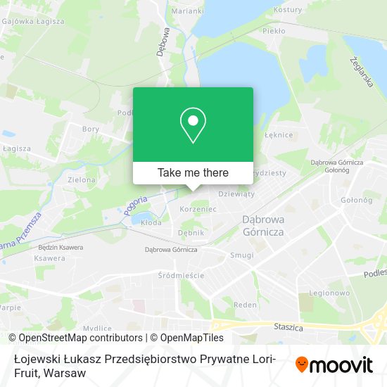 Łojewski Łukasz Przedsiębiorstwo Prywatne Lori-Fruit map