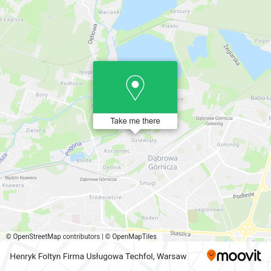 Henryk Foltyn Firma Usługowa Techfol map