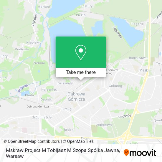 Mskraw Project M Tobijasz M Szopa Spółka Jawna map