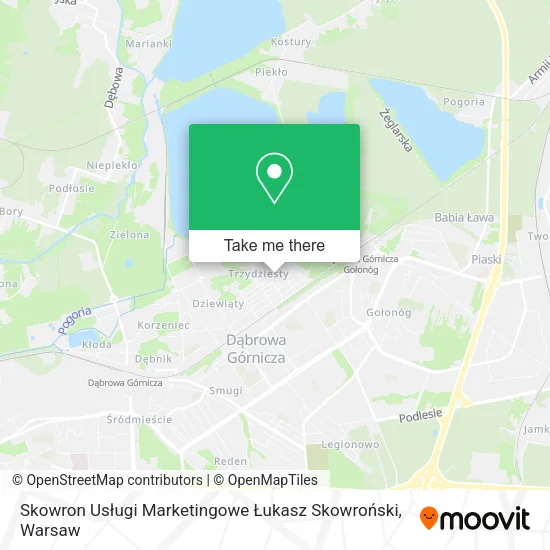 Карта Skowron Usługi Marketingowe Łukasz Skowroński