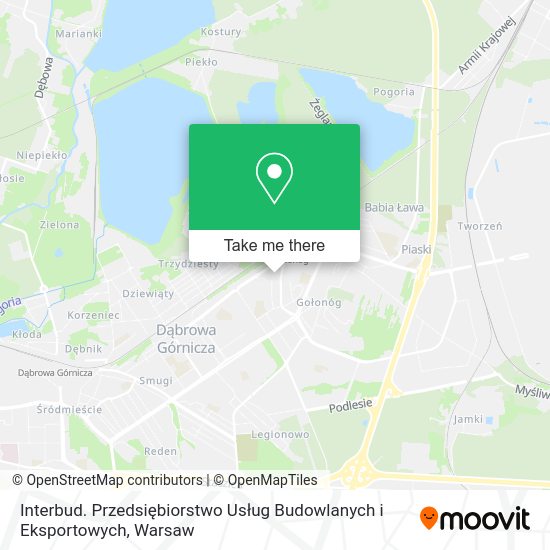 Interbud. Przedsiębiorstwo Usług Budowlanych i Eksportowych map