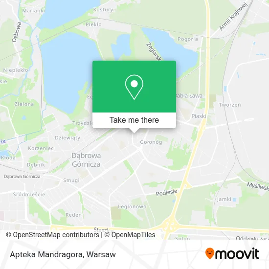 Apteka Mandragora map