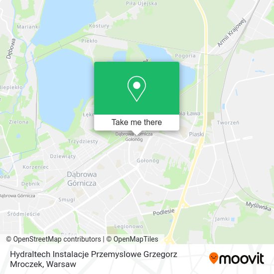 Hydraltech Instalacje Przemyslowe Grzegorz Mroczek map