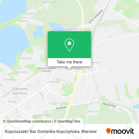 Kopciuszek/ Bar Dominika Kopczyńska map