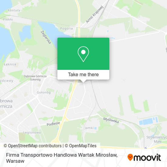 Firma Transportowo Handlowa Wartak Mirosław map