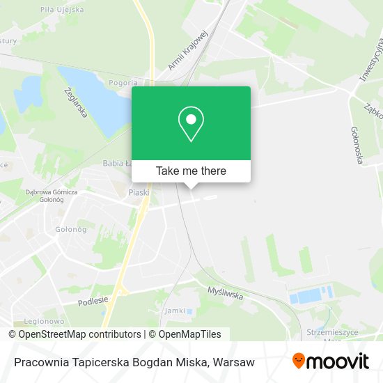 Pracownia Tapicerska Bogdan Miska map