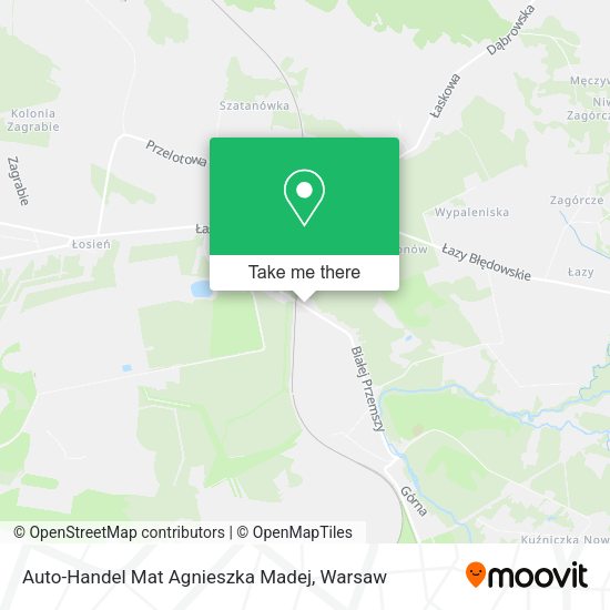 Auto-Handel Mat Agnieszka Madej map