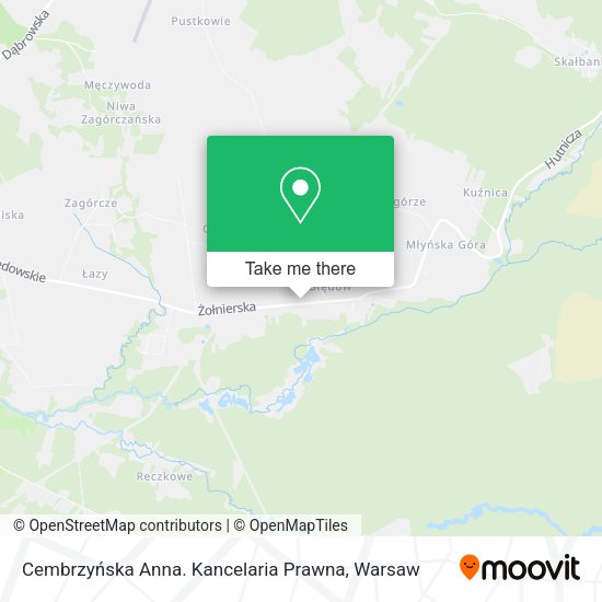 Cembrzyńska Anna. Kancelaria Prawna map