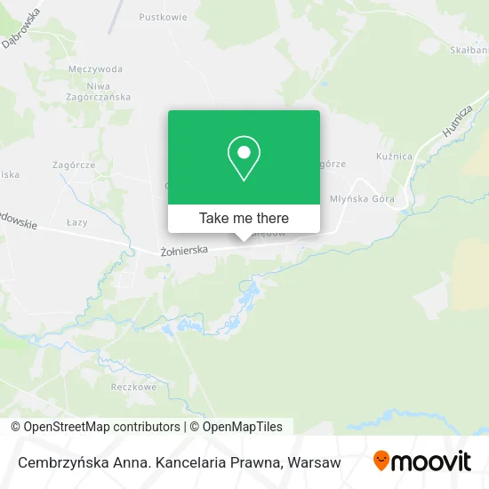 Карта Cembrzyńska Anna. Kancelaria Prawna
