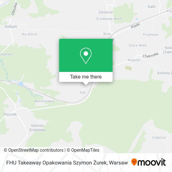 FHU Takeaway Opakowania Szymon Żurek map