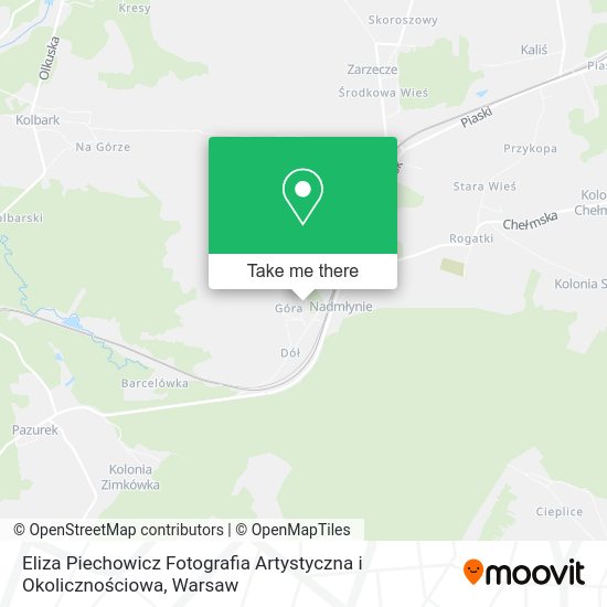 Eliza Piechowicz Fotografia Artystyczna i Okolicznościowa map