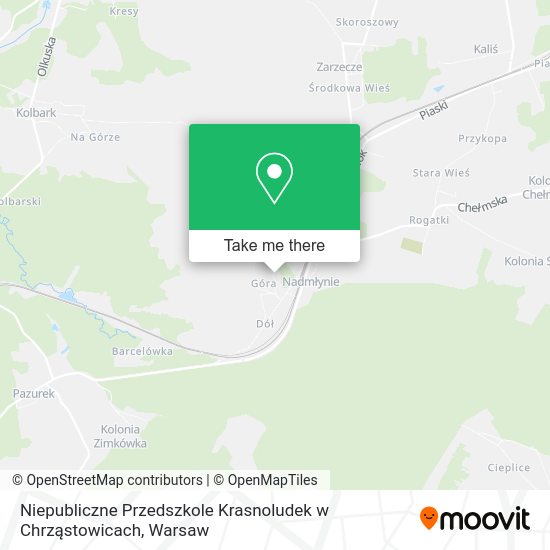 Niepubliczne Przedszkole Krasnoludek w Chrząstowicach map