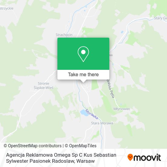 Agencja Reklamowa Omega Sp C Kus Sebastian Sylwester Pasionek Radoslaw map