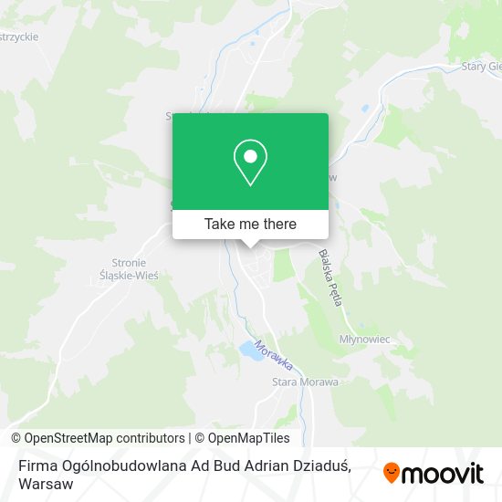 Firma Ogólnobudowlana Ad Bud Adrian Dziaduś map