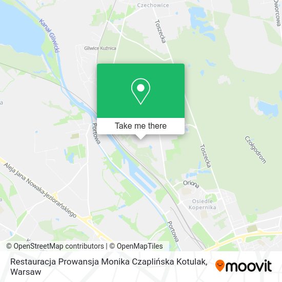 Restauracja Prowansja Monika Czaplińska Kotulak map