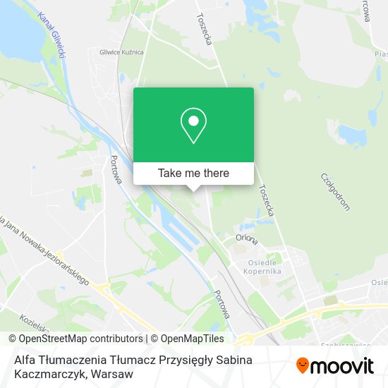 Alfa Tłumaczenia Tłumacz Przysięgły Sabina Kaczmarczyk map